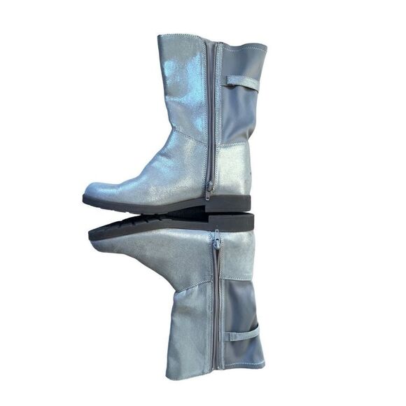 Stride Rite Willow Big Girl Lightweight Riding Boot Gold size 4W - Picture 4 of 10